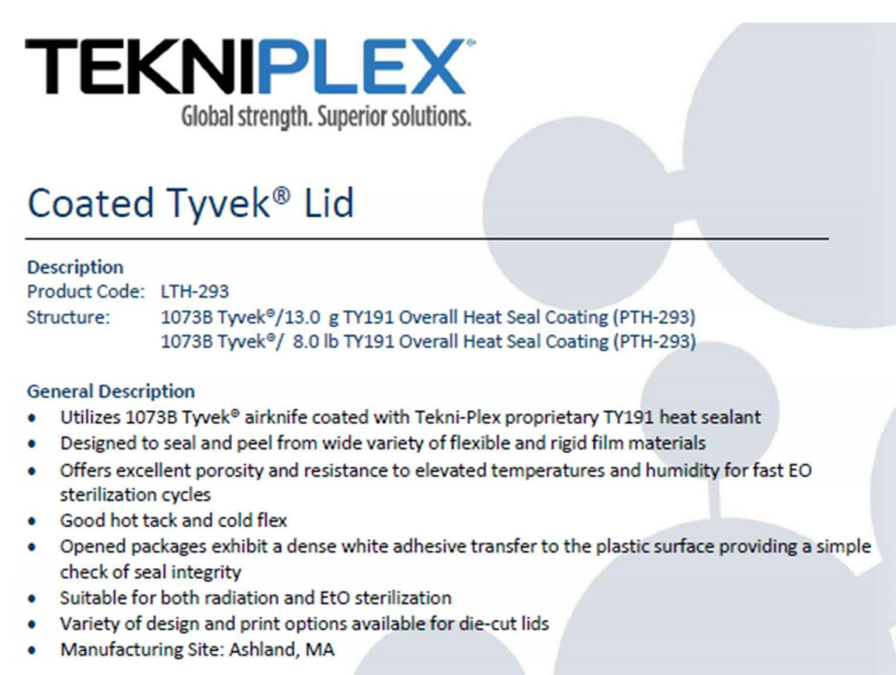 Tyvek Paper Roll 2